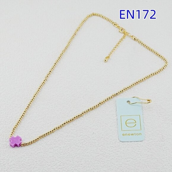 Enewton Cross Beaded Necklace